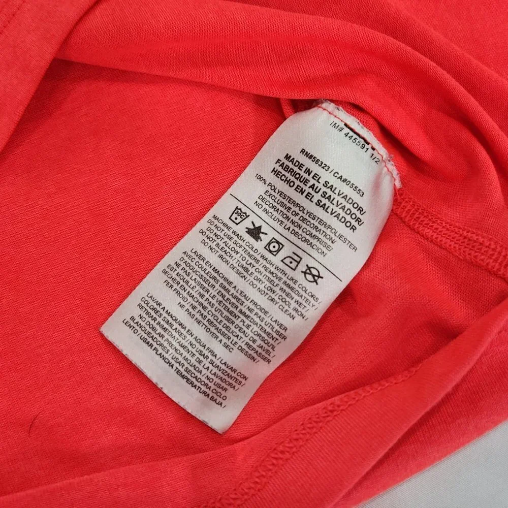 Nike Women's Small Dry Fit Just Do It Athletic Tank Hot Orange Lot N